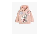 Bugs Bunny Kapşonlu Sweat Lisanslı Uzun Kollu Şardonlu